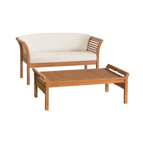 Garden best sale sofa bench