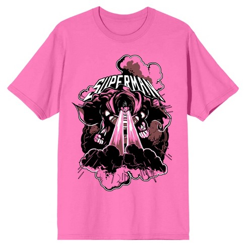 Superman Clouds Men's Pink T-shirt Target