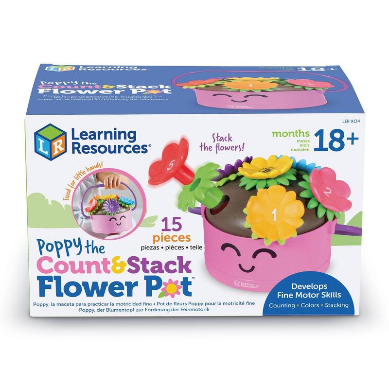 Learning Resources Poppy the Count &#38; Stack Flower Pot, 6 of 7