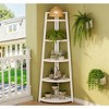 Gulches 5-Tier Corner Shelf, 70" Tall Corner Ladder Shelf Small Bookshelf for Bedroom - 4 of 4