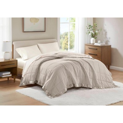 Soft Cozy Throw Blanket for All Seasons, Lightweight 100% Polyester Microfiber Bed Blanket