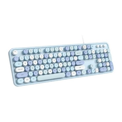 Evo Bytes Wired Typewriter Keyboard With Numeric Pad