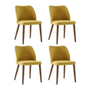 Elisa Mid-century Modern Upholstered Dining Chair Set of 4 | ARTFUL LIVING DESIGN - 1 of 4
