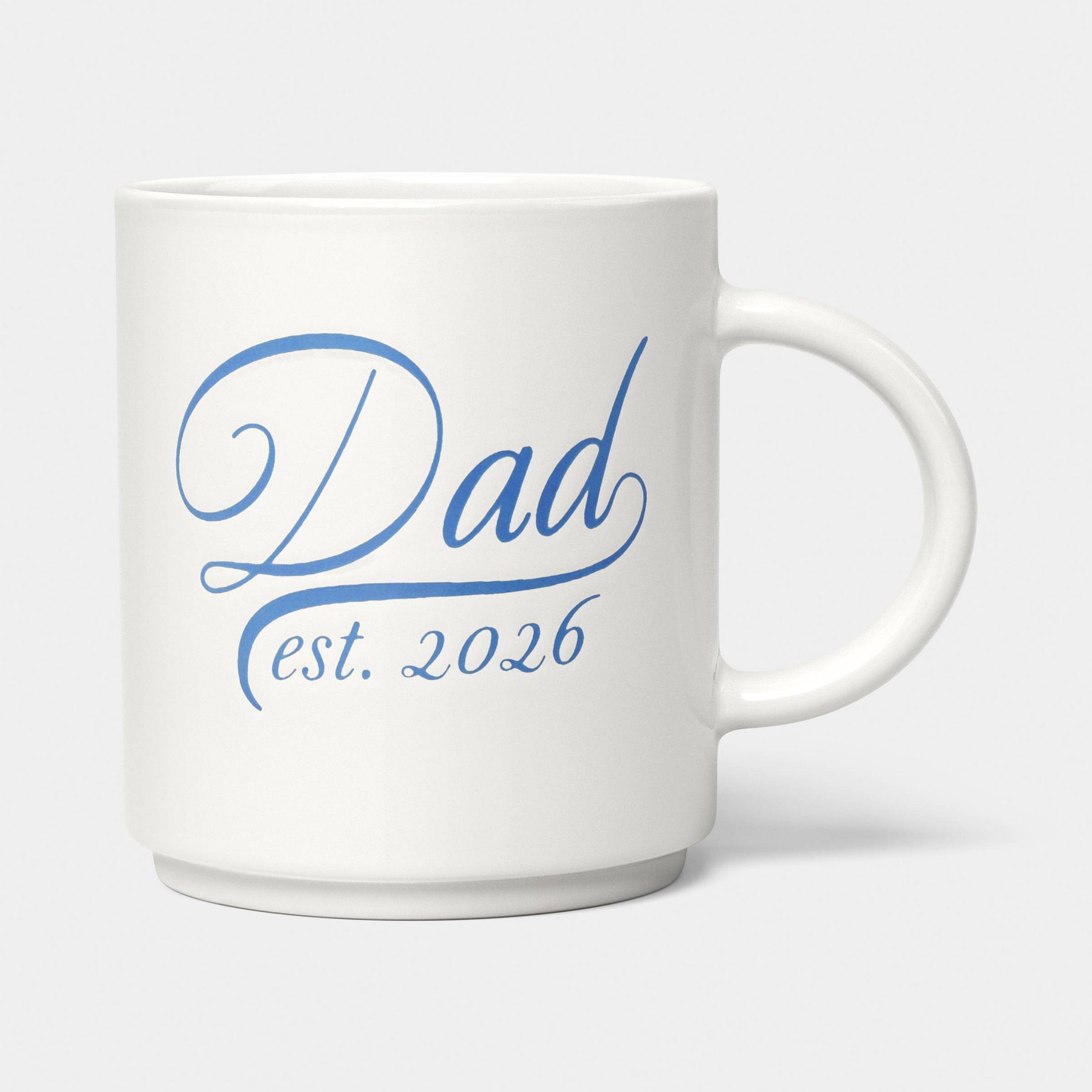 14oz Dad Est.2026 Stacking Mug White - Room Essentials™