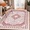 Area Rug, Vintage Boho Printed Washable Rug - Stain Resistant Low Pile Carpet with Non-Slip Backing for Living Room, Bedroom - 4 of 4