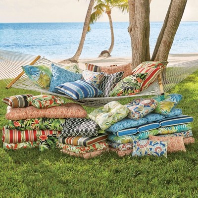 Carolina Multicolor Tufted Polyester Outdoor Chair Cushion