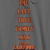 National Lampoon Men's The Last True Family Man Father'S Day Long Sleeve Graphic Cotton Sweatshirt Hoodie - 2 of 4