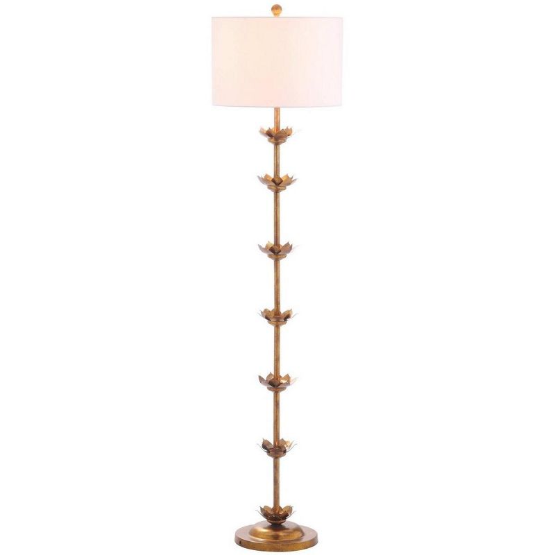 Landen Leaf 63.5 Inch H Floor Lamp - Antique Gold - Safavieh., 2 of 5