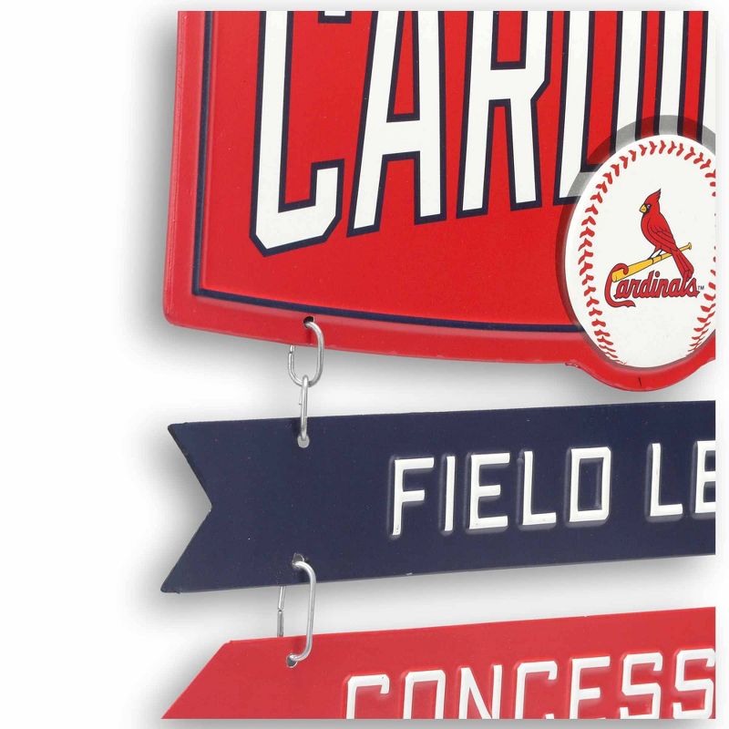 MLB St. Louis Cardinals Baseball Field Metal Panel, 4 of 6