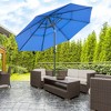 CAVINAS Beach Umbrella Chair 9 FT Compact 3-Layer Sun Umbrella for Balcony Steel Portable Umbrella for Travel (Base Sold Separately) - 2 of 4