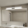 Modern 25in Black LED Vanity Light 14W Bathroom Fixture Over Mirror - 4 of 4