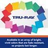 Tru-Ray Construction Paper, Heavyweight, Holiday Green, 9" x 12", 50 Sheets Per Pack, 5 Packs - 3 of 4