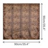 Elerevyo Women's Leopard Large Square Satin Shawl Head Wrap Neck Scarf Bandanas 35.4" X 35.4" - 3 of 4
