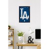 Trends International MLB Los Angeles Dodgers - Logo 25 Framed Wall Poster Prints - 2 of 4