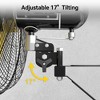 Ihomadore 24" Oscillation Wall Fans 3-Speed Commercial Portable Fans - 4 of 4