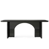 Resenkos Computer Desk, Office Desk, Study Desk,63-Inch Executive Desk, Modern Computer Desk with Arch Design Legs,Black - 4 of 4