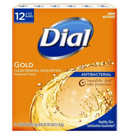 Dial Antibacterial Deodorant Gold Bar Soap 12pk 4oz Each Target