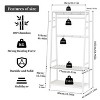 Artloge 3 Tier Heavy Duty Bamboo Coat Rack with Shoe Storage Garment Organizer for Entryway Living Room Closet - 3 of 4