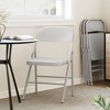 Nasitip Portable Folding Chair ,Metal Folding Chairs, Suitable for Dining Room, Living Room, Office, Camping - 2 of 4