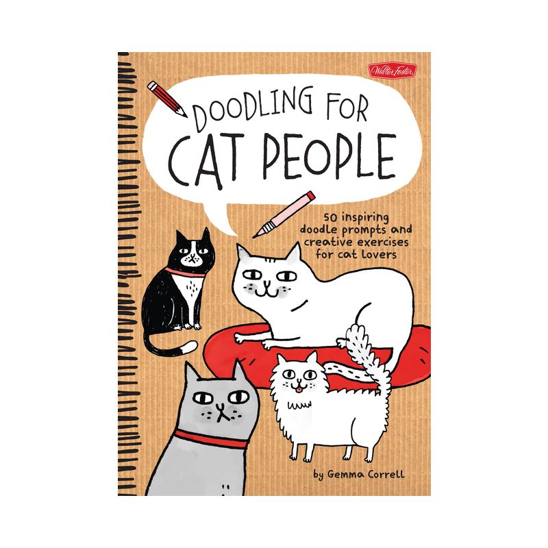 Doodling for Cat People - (Doodling For...) by  Gemma Correll (Paperback), 1 of 2