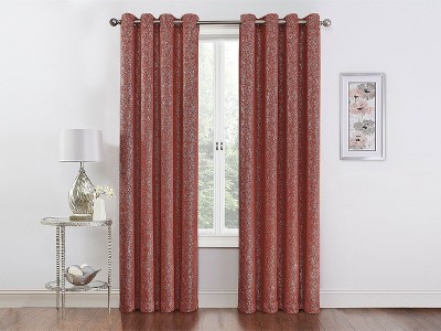 GoodGram 2 Pack Hotel Thermal Grommet 100% Blackout Window Curtain Panels