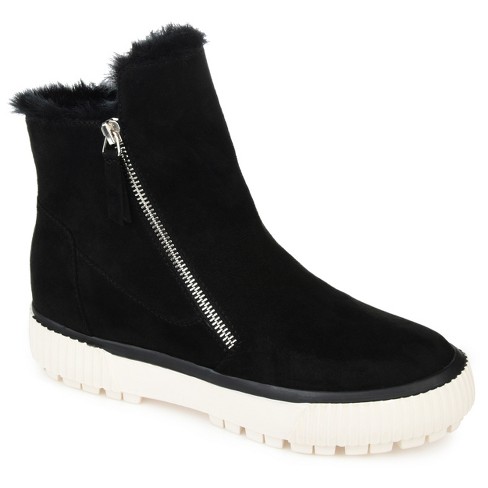 Black wedge booties outlet target