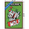 Trends International Minecraft - Wolf Framed Wall Poster Prints - 3 of 4