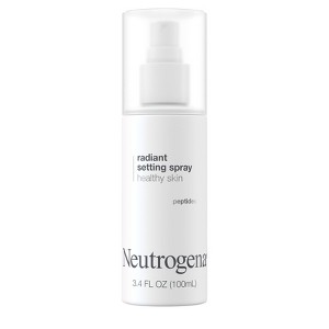 Neutrogena Healthy Skin Radiant Makeup Setting Spray with Antioxidants & Peptides for Long Lasting, Healthy Looking, Glowing Skin, 3.4 fl oz - 1 of 4