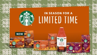 Starbucks Fall Blend Medium Roast Ground Coffee - 10oz: Arabica