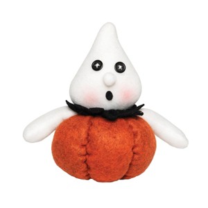 Gallerie II Ghost In Pumpkin Halloween Figurine - 1 of 4