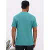 INSPIRE CHIC Men's Henley Shirt Breathable Short Sleeve Button Down T-Shirts - 3 of 4