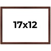 PosterPalooza | Classic Modern Brown Picture Frame - UV Acrylic, Backing Board, Hanging Hardware Included - 2 of 4