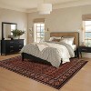 Machine Washable Area Rugs for Living Room, Non-Slip Modern Carpet with Geometric Border for Dining Room & Nursery - 4 of 4