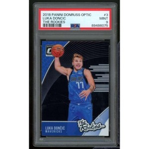 Luka Doncic Rookie Card 2018-19 Panini Donruss Optic The Rookies #3 PSA 9 - 1 of 2