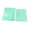 Unique Bargains Button Closure Clip A4 Paper File Bag Document Plastic Folders 12.6" x 9" x 0.03" Green 2Pcs - 3 of 3