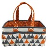 Bacati - Playful Fox Orange/Gray Storage Caddy - image 3 of 4