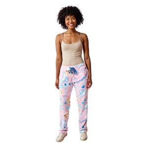 Cinnamoroll Sweet Treats Women's Cradle Pink Plush Sleep Pajama Pants - 1 of 4