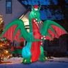 Animated Projection Kaleidoscope 9FT Tall Dragon (RGB) Christmas Inflatable - 3 of 3