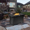 Costway 42'' Rectangular Propane Gas Fire Pit 60,000 Btu Heater Outdoor Table W/ Cover - 3 of 4