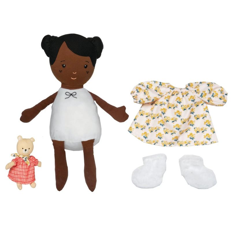 Manhattan Toy Playdate Friends Harper Machine Washable and Dryer Safe 14 Inch Doll with Companion Stuffed Animal, 4 of 13