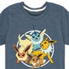 Boys' - Pokémon - Eevee Vaporeon Jolteon Flareon Eeveelutions Short Sleeve Graphic T-Shirt - 2 of 4