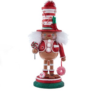 Kurt Adler 14-Inch Hollywood Gingerbread Boy Nutcracker - 1 of 4