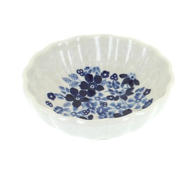 Blue Rose Polish Pottery Christiana Small Scallop Bowl