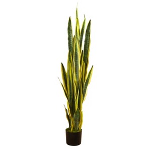 Nearly Natural 58-in Sansevieria Artificial Plant - 1 of 2