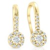 Pompeii3 1/4ct Diamond Earrings Yellow Gold - 2 of 4