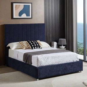 Nebula Vortex King Size Upholstery Bed ( No Mattress ) - 1 of 4