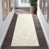 Vintage Washable Floral Print Living Room Rugs, Low Pile Non Slip Floor Carpet for Bedroom Dining Room - 3 of 4