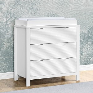 Delta Children Cassie 3 Drawer Dresser with Changing Top - Greenguard Gold Certified - 1 of 4