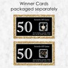 Big Dot of Happiness Adult 50th Birthday - Gold - Birthday Party Game Scratch Off Cards - 22 Count - 3 of 4