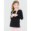 RuffleButts Toddler Girls Knit Long Sleeve Ruffle Layering Tee - image 3 of 4